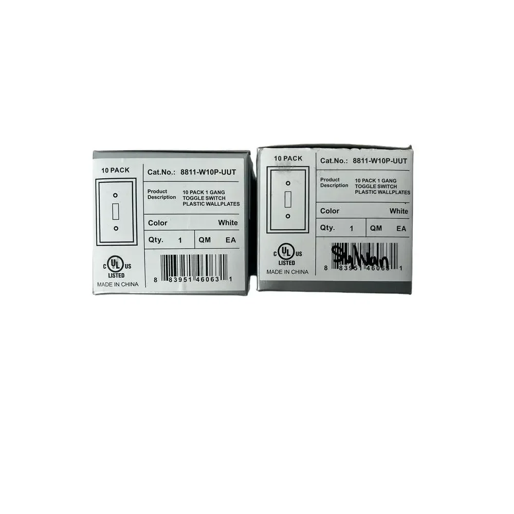 2 Pack ENERLITES Light Switch Cover Plate, Size 1-Gang Plate‎